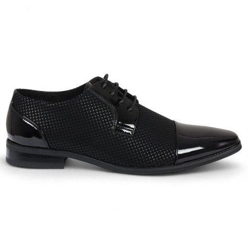 Homme cuir noir oxford - noir,